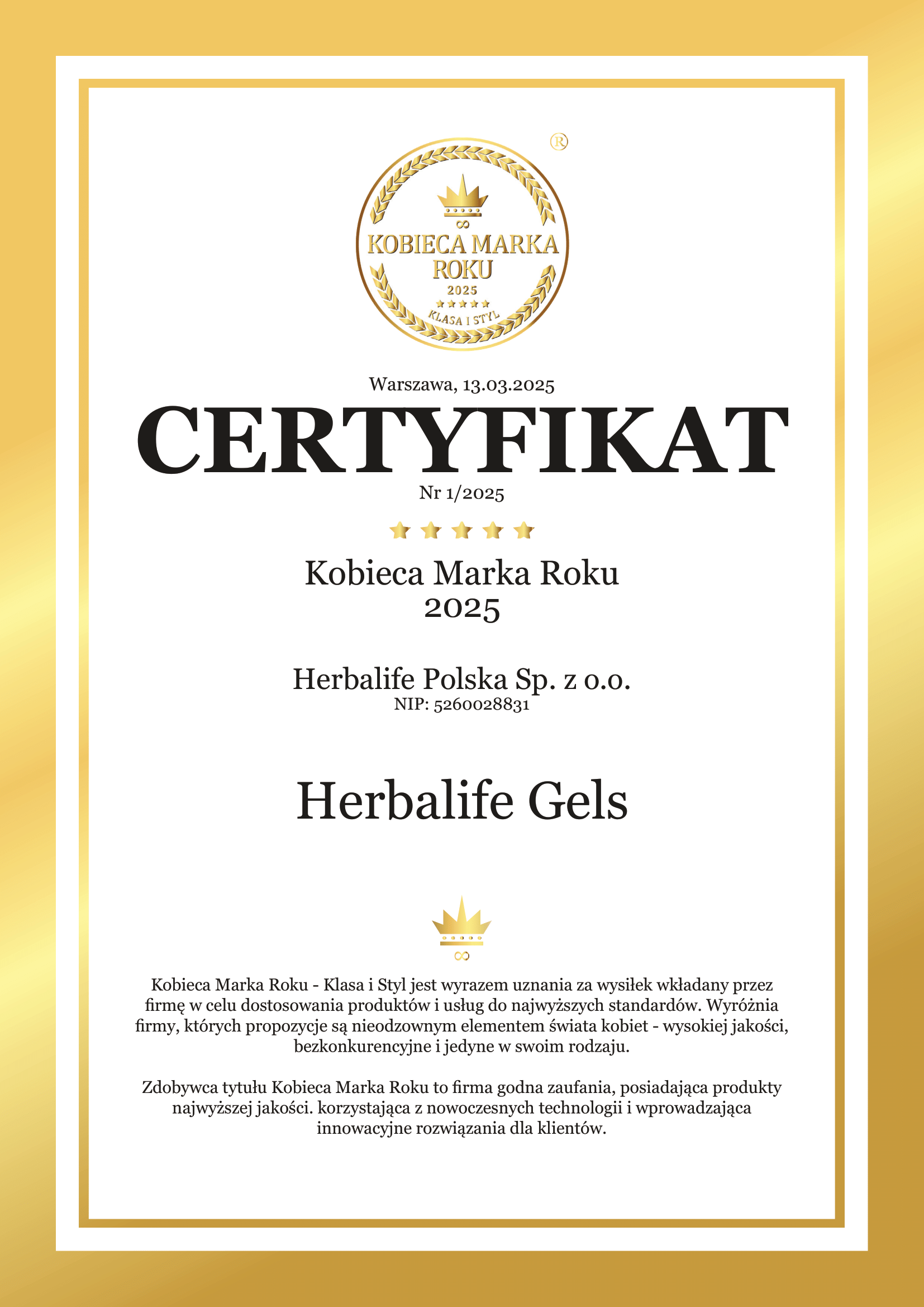 Certyfikat